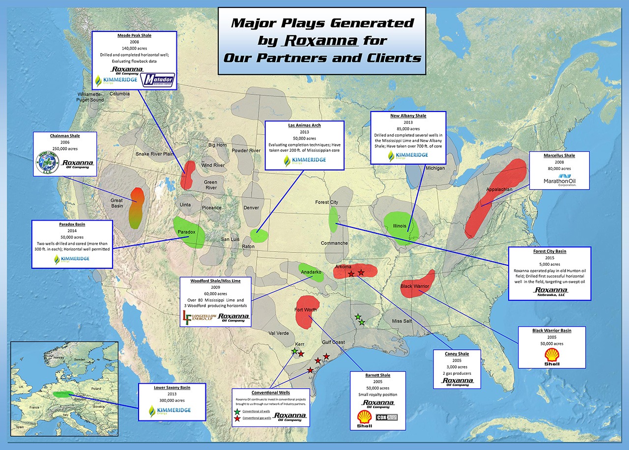 Roxanna Areas of Activity Map
